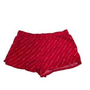 Victoria's Secret PINK Red Script Logo Pajama Sleep Short XL Boxer Pajama Y2K
